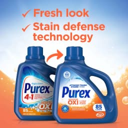 Purex Advanced Oxi with Odor Fighter, 128 fl oz, 85 loads - Thumbnail 2