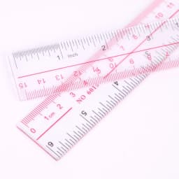HonestMatter Plastic Ruler, Clear Ruler with Dual Scale for Measuring, School Supplies Ruler for Students Artists Designers and Office - Thumbnail 4