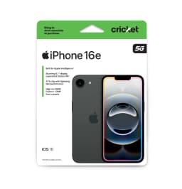 Cricket Wireless Apple iPhone 16e 8GB RAM (Prepaid), Midnight - Thumbnail 12