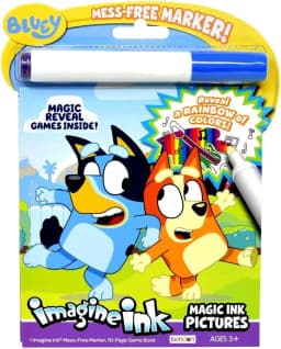 Bluey Juego de Libro para Colorear de Tinta Imagine y Stickers - Thumbnail 3
