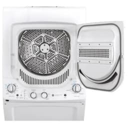 GE GUD24ESSMWW 24 inch White Electric Washer/Dryer Stacked Laundry Center - Thumbnail 3