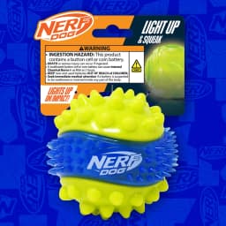 Nerf Dog Durable 3.2 in LED Spike Ball Toy for Dogs - Thumbnail 7