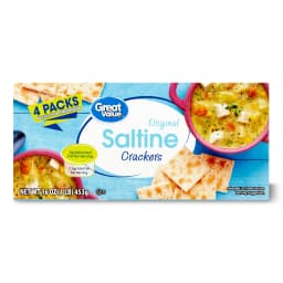 Great Value Saltine Crackers, 16 oz, 4 Count - Thumbnail 1