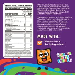 Cinnamon Toast Crunch Breakfast Cereal, Crispy Cinnamon Cereal, Value Bag, 32 oz - Thumbnail 9