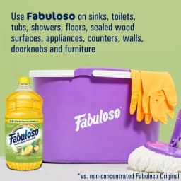 Fabuloso Multi-Purpose Cleaner, 2X Concentrated Formula, Floor Cleaner, Pineapple Scent, 16.9 fl oz - Thumbnail 6