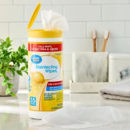 Great Value Disinfecting Wipes, Lemon Scent, 35 Count - Thumbnail 2