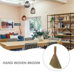 PENIKOKO Car Whisk Broom Multi-Purpose Miscanthus Dust Brush for Home, Car, and General Cleaning 1 Piece - Thumbnail 6