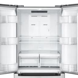 18.5 cu. ft. Stainless-Steel French Door Refrigerator in Silver, Auto Defrost, Energy Star, Digital Temperature Control - Thumbnail 7