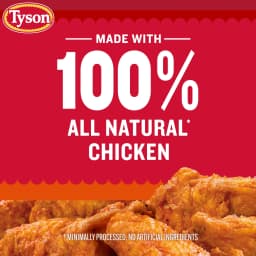 Tyson Any'tizers Buffalo Style Hot Wings, Bone-in, 22 oz (Frozen, Fully Cooked) - Thumbnail 3