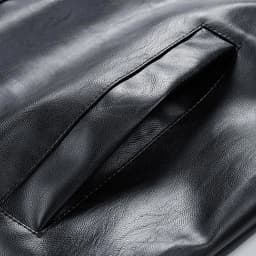 Fashion YLSDY Faux Leather Jacket Men Vintage Motorcycle Jacket Turn down Collar Jacket Zip up Moto Jacket Casual Biker Jacket Black XL - Thumbnail 5