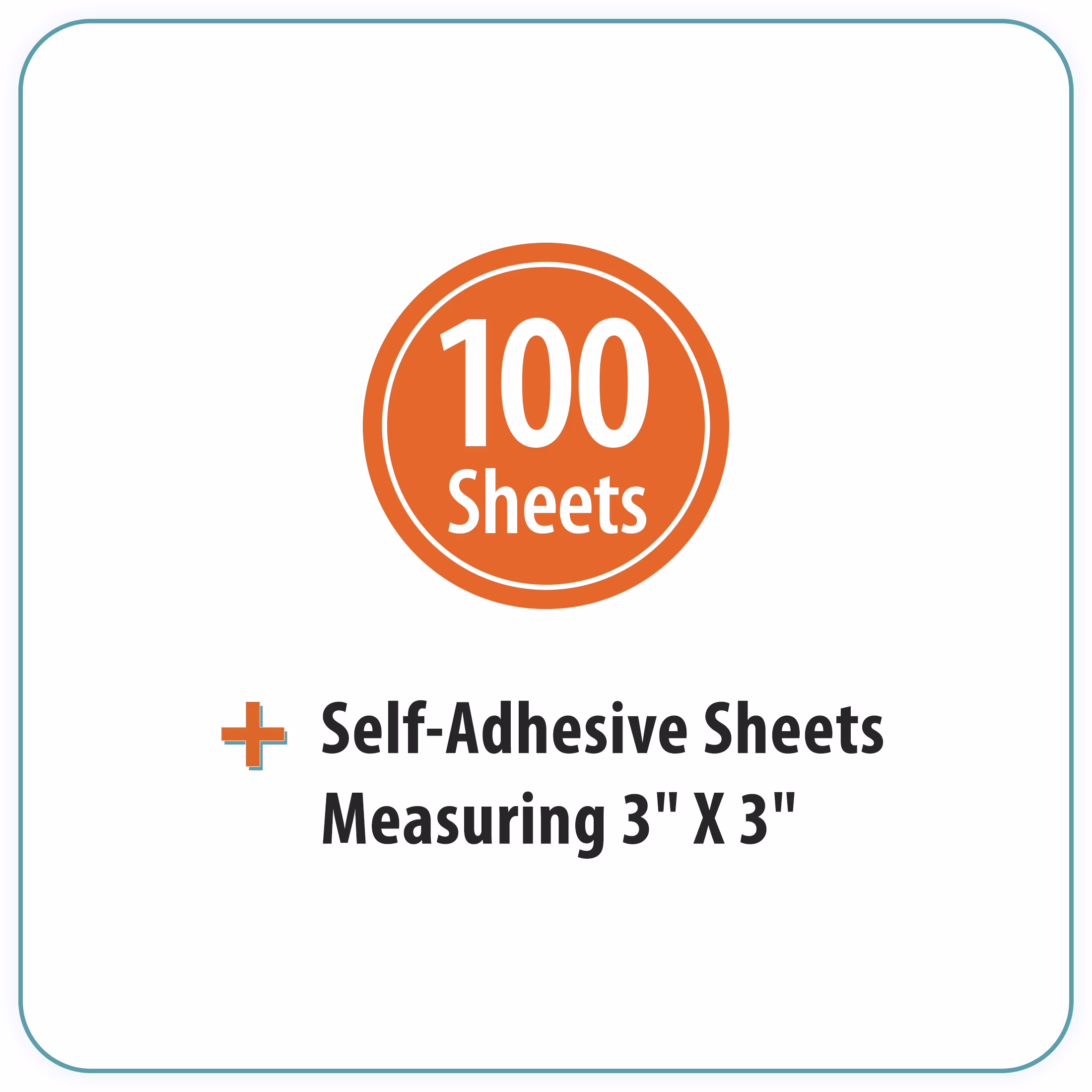 Pen+Gear Square Shaped Sticky Notes, 3" x 3", Magenta, 100 Sheets - Thumbnail 5