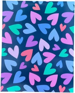 Back to School 2 Pocket Folders Hearts, Flowers, Cherries, Rainbows Set of 4 Elementary Grade School - Thumbnail 6