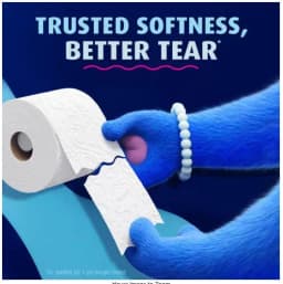 Charmin Ultra-Soft Smooth Tear Toilet Paper Rolls (12 Mega Plus Rolls) - Thumbnail 4
