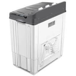 Gymax Portable Washing Machine Compact Twin Tub 20 lbs Capacity Washer Spinner - Thumbnail 4