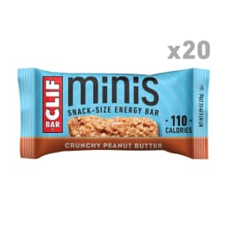 CLIF BAR Minis Crunchy Peanut Butter Flavor Snack-Size Energy Bars, 20ct - Thumbnail 2