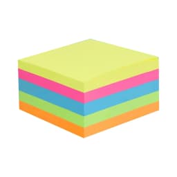 HonestMatter Sticky Notes Bulk, Office Organization, Sticky Note Pads, 5 Pack Colorful 3x3 Inch Memo Notes Strong Adhesive 50 Sheets, Multicolor - Thumbnail 2