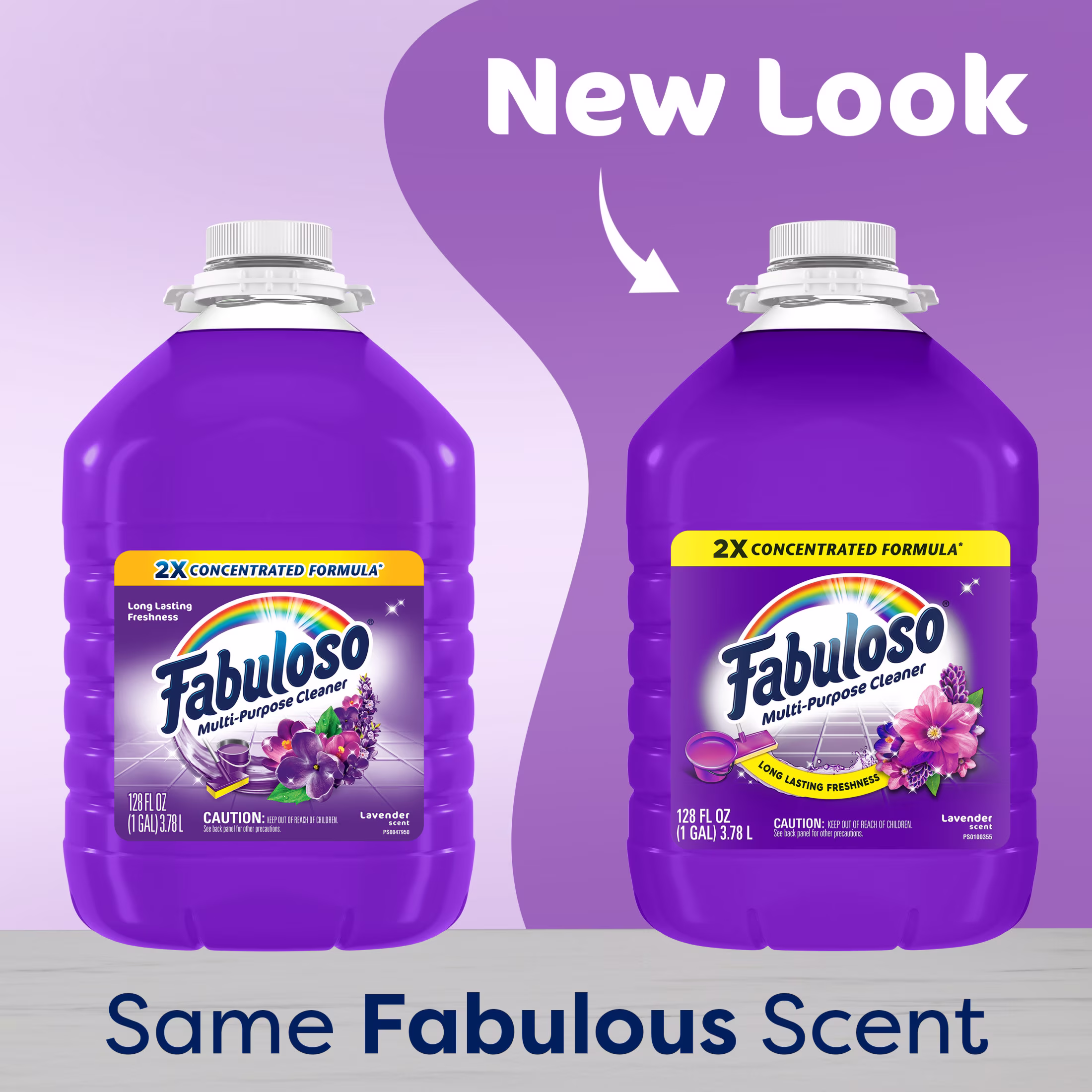 (3 pack) Fabuloso 2X Multi-Purpose Cleaner, No Rinse Floor Cleaner, Lavender Scent, 128 fl oz - Thumbnail 3