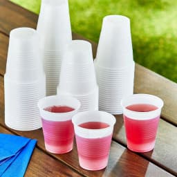Great Value All Purpose Disposable Plastic Cups, Clear, 5 oz, 100 Count - Thumbnail 2