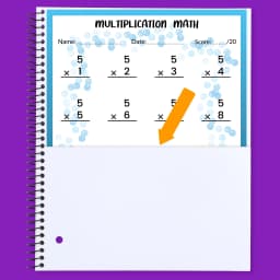 Mead 1 Subject Wide Ruled Notebook, 8" x 10.5", Black, Poly, Spiral, 100 Sheets - Thumbnail 5