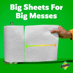 Bounty Paper Towels Full Sheet White, 6 Triple Rolls, 75 Sheets per Roll - Thumbnail 2