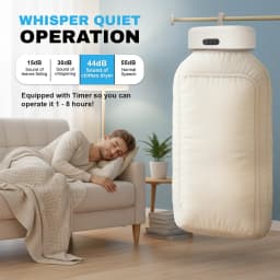 Mojoco Portable 600W Electric Clothes Dryer - Thumbnail 4