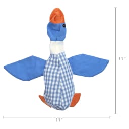 Dr. Pol Plush Squawking Plaid Duck, Blue - Thumbnail 5