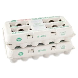 Great Value Cage-Free Large White Eggs, 36 Count - Thumbnail 1