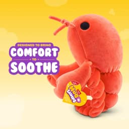 Hug a Lumps Lenny the Lobster by ZURU - Small 1.65lbs Cuddly Weighted Plush Toy for All Ages - Thumbnail 3
