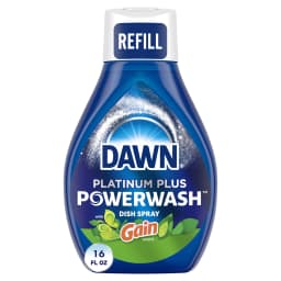 Dawn Powerwash Spray, Dish Soap, Dishwashing Liquid, Gain Original Scent, 1 Refill, 16 fl oz - Thumbnail 1