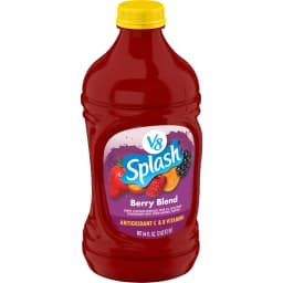 V8 Splash Berry Blend Flavored Beverage, 64 fl oz Bottle - Thumbnail 2
