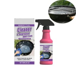Fast Acting Heavy Duty Grill Degreaser Spray, 2026 New BBQ Grill Cleaner, Multi Functional Grease Remover for Outdoor Grill, Grill Cleaning Spray - Thumbnail 1
