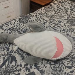 14 Inch Soft Shark Animal Plush Toy Comfortable Stuffed Doll for Car Decor and Holiday Gifting Grey with Detailed Embroidery - Thumbnail 9