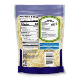 Great Value Low-Moisture Part-Skim Mozzarella Finely Shredded Cheese, 8 oz Bag - Thumbnail 7
