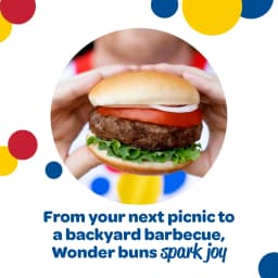 Wonder Bread Classic Extra Soft White Bread Hamburger Buns, 15 oz, 8 Ct, Shelf-Stable - Thumbnail 5