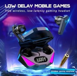 RHEA- Futuristic Style Gaming Earbuds - Thumbnail 5