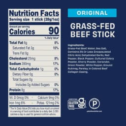 Archer Original Beef Jerky Stick, 8g Protein, Zero Sugar, 1 oz - Thumbnail 1
