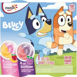 Yoplait Low Fat Kids Yogurt Cups, Bluey Variety Pack, Gluten Free, 8 Count, 32 oz - Thumbnail 13