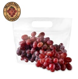Red Seedless Grapes, From California, Bag (2.25 lbs/Bag Est.) - Thumbnail 1