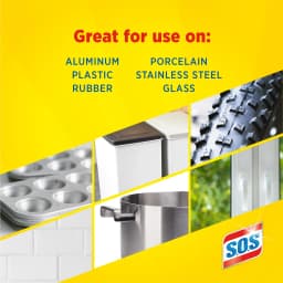 S.O.S Steel Wool Dish Scrubber Pads, 10 Pack - Thumbnail 6