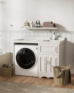 DISHUP 2.6 Cu.Ft Portable Clothes Dryer, 10 lbs Compact Dryer with Stainless Steel Tub, Electric Dryer for RV, Home, Apartment, White - Thumbnail 2