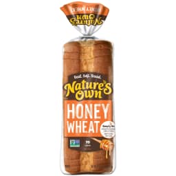 Nature's Own Honey Wheat, Honey Wheat Sandwich Bread, 20 oz Loaf - Thumbnail 1