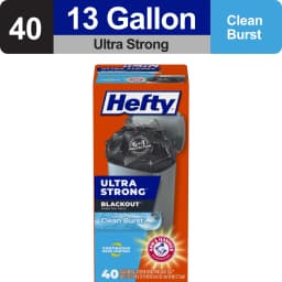 Hefty Strong Lawn & Leaf Trash Bags, 39 Gallon, 20 Count - Thumbnail 1
