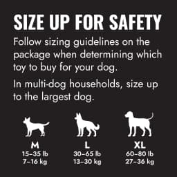KONG® Extreme Rubber Goodie Bone for Power Chewers, Large for Dogs Between 30-60 lbs - Thumbnail 3