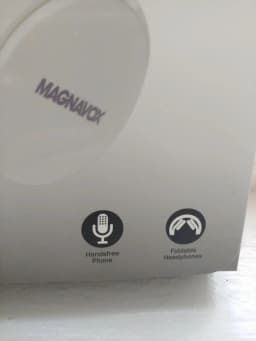 RHEA- Magnavox Blend White Foldable Headphones - Thumbnail 5