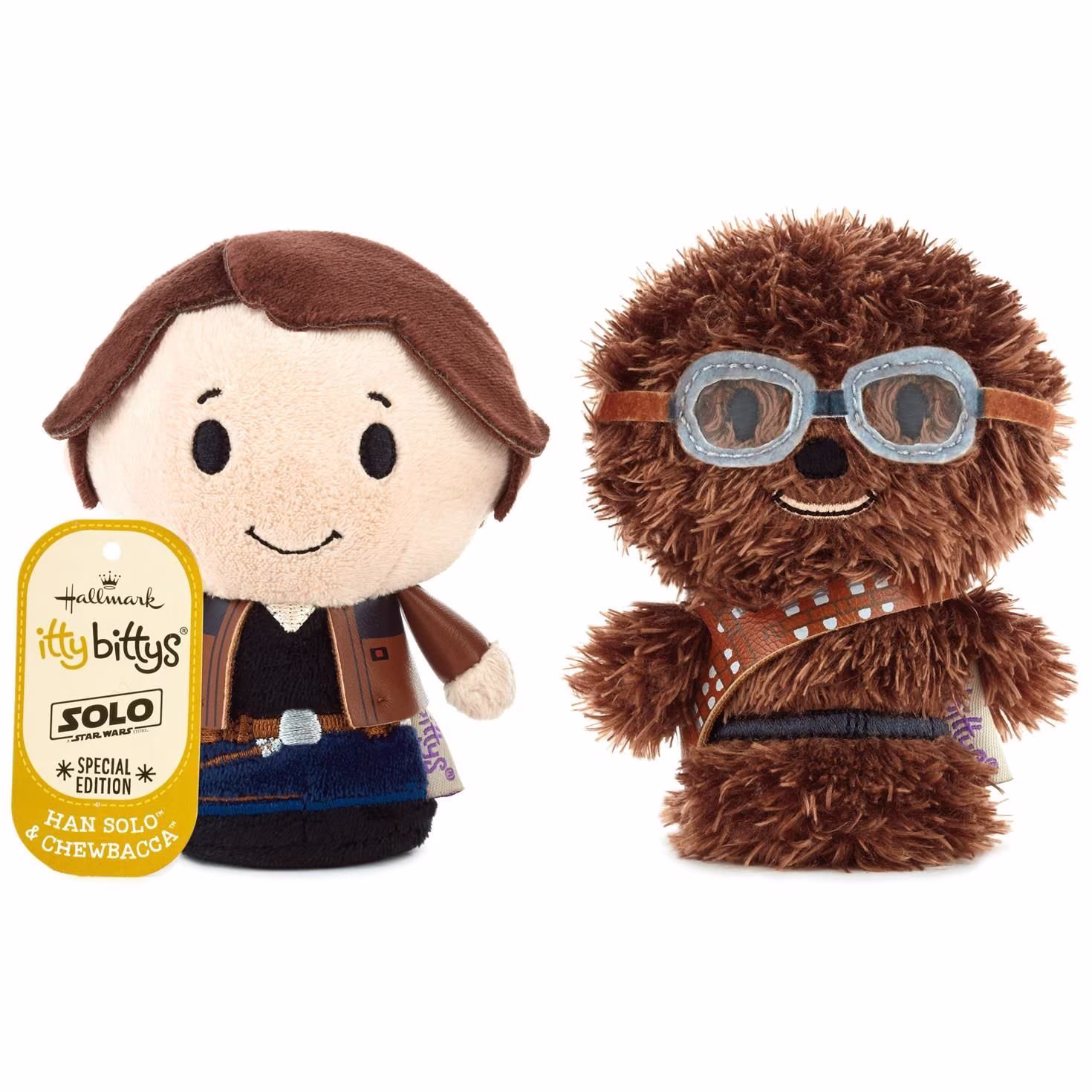 itty bittys Solo: A Star Wars Story Han Solo and Chewbacca Stuffed Animals, Set of 2 Itty Bittys Movies TV; Sci-Fi - Thumbnail 4
