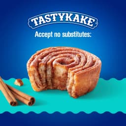 Tastykake Pecan Swirls, 6 Cinnamon and Pecan Baked Pastry Rolls, Cinnamon Rolls - Thumbnail 3
