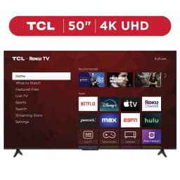 TCL 50” Class S4 (50S451) 4K UHD HDR Smart TV with Roku TV - Thumbnail 1