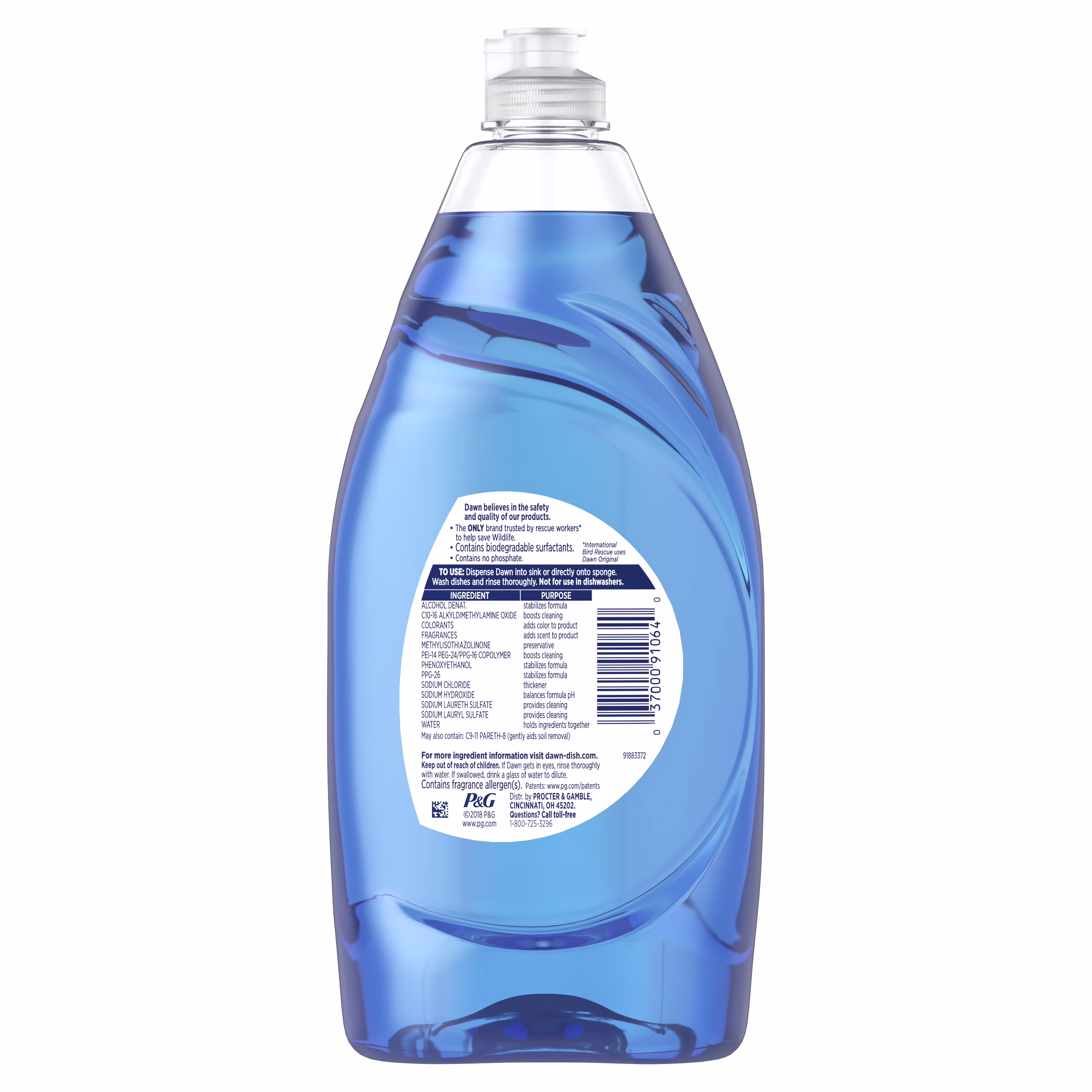 Dawn Ultra Liquid Dish Soap, Original Scent, 40 fl oz - Thumbnail 7