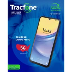 Tracfone Samsung A15 4G, 128GB, Black - Prepaid Smartphone [Locked to Tracfone Wireless} - Thumbnail 12