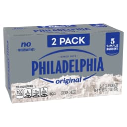 Philadelphia Cream Cheese, 2 Blocks, for Recipes and Baking, Original, No Artificial Preservatives, Flavors or Dye, 8 oz - Thumbnail 9
